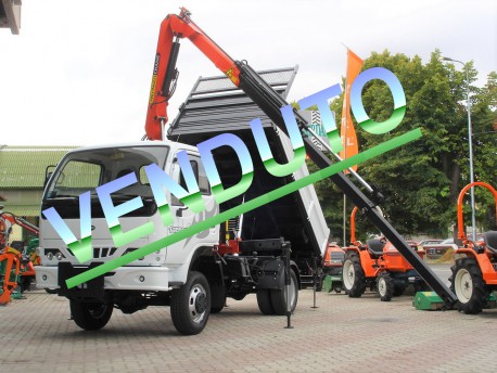 TRANSPORTER USATO MACCHINA OPERATRICE DURSO FARMER 490 SV 4WD CON GRU PALFINGER