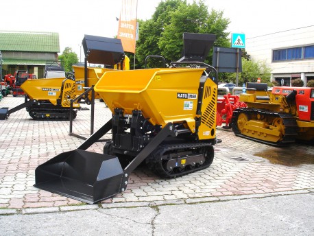 MOTOCARRIOLA CINGOLATA NUOVA KATOIMER CARRY 107 DIESEL YANMAR AUTOCARICANTE - VIDEO